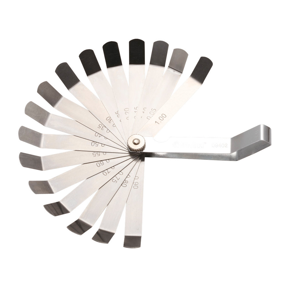 16PC FEELER GAUGES SET 0.05-1.00MM