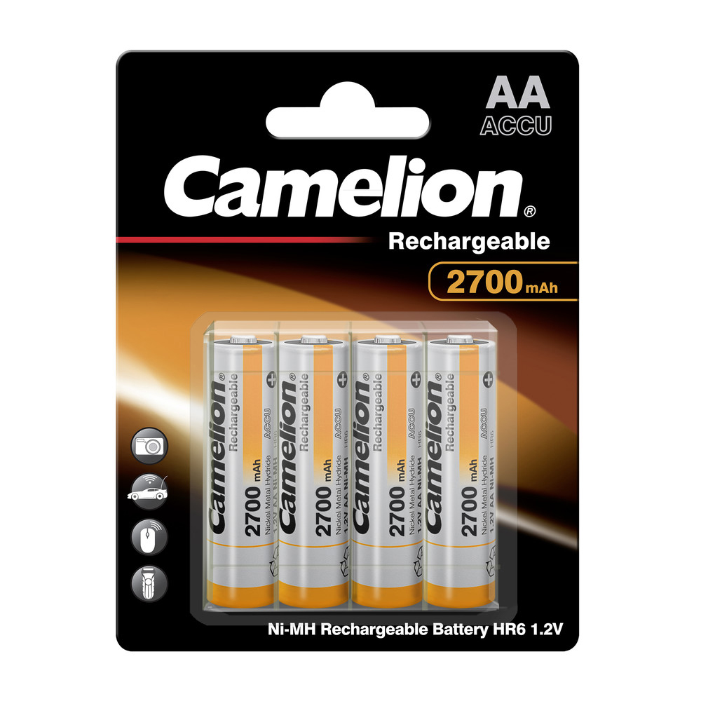 Akku, AA, 1,2 V, 2.700 mAh