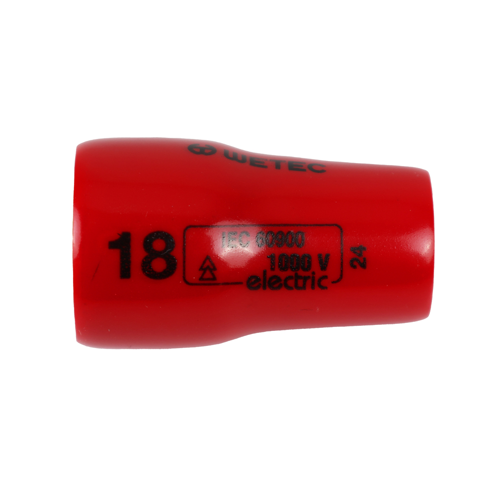 WETEC Sechskant-Steckschlüssel-Einsatz, 3/8", Größe 18 mm, 1000 V, Bild 2