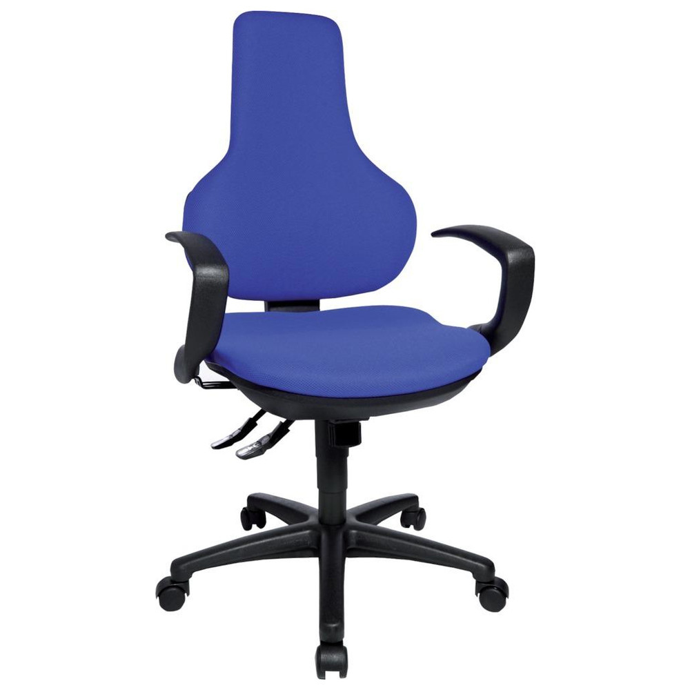 Bürodrehstuhl Ergo Point Bezug blau
