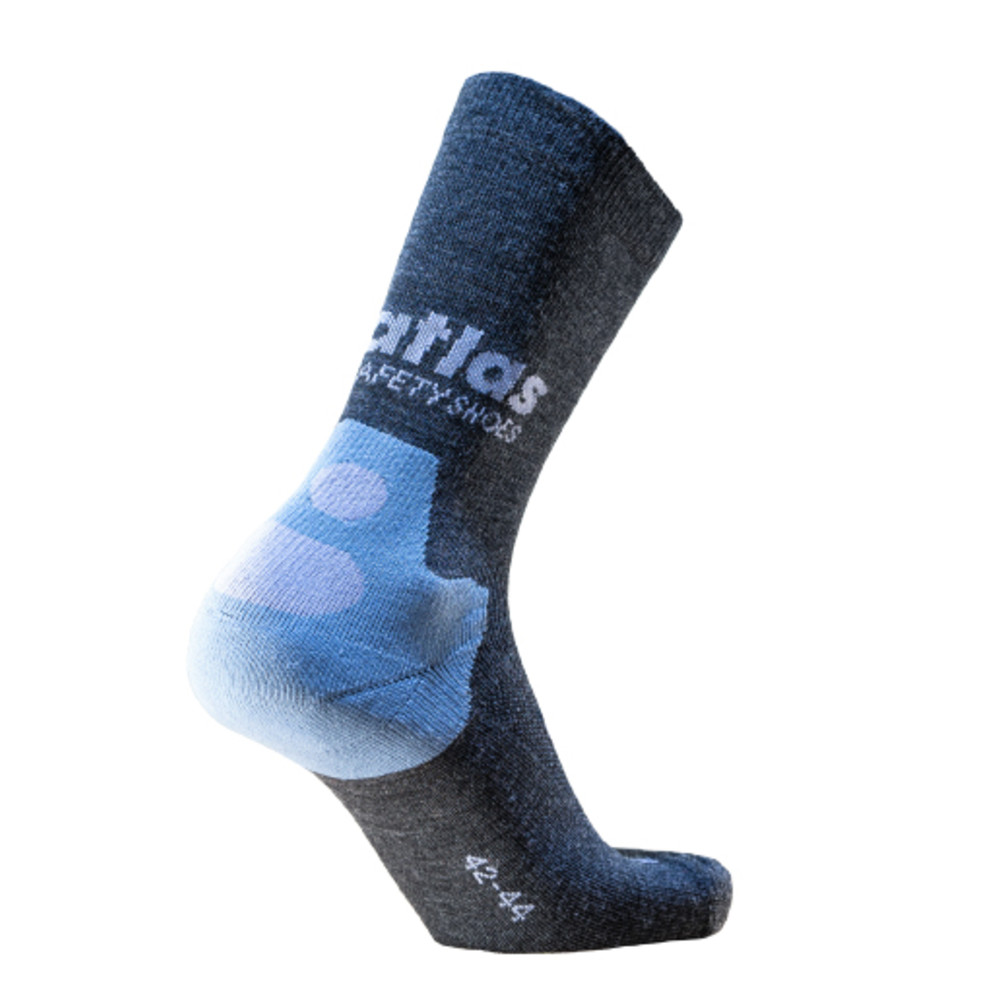 All Seasons Workwear Sock, Größe 35-38, grey/lightgrey