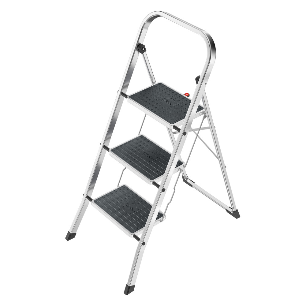 Aluminium-Klapptritt K60, EN 14183, 3 Stufen