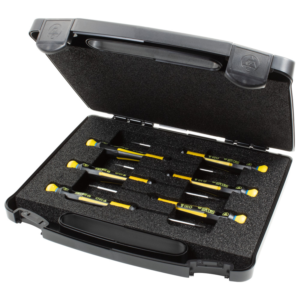 Torx-Präzisionsschraubendreher-Satz, 6-teilig, ESD