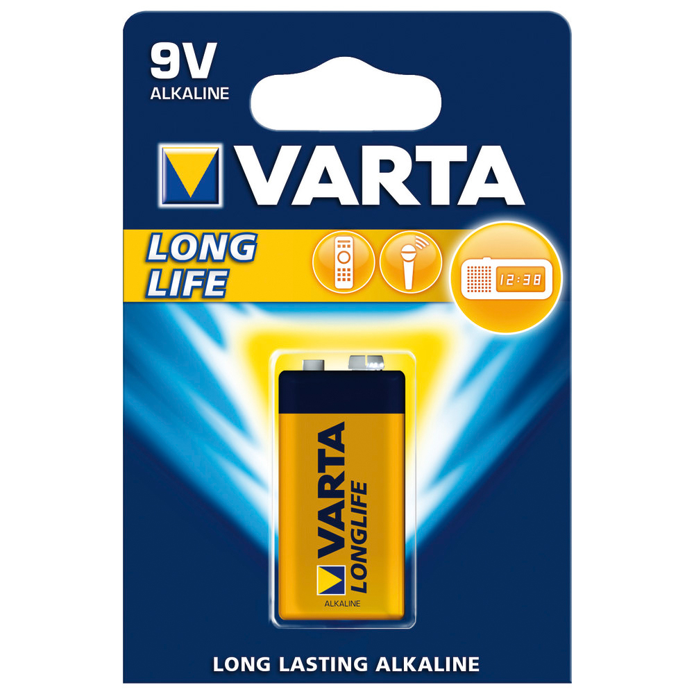 Batterie LONGLIFE 9V E-Block, 1-er Blister