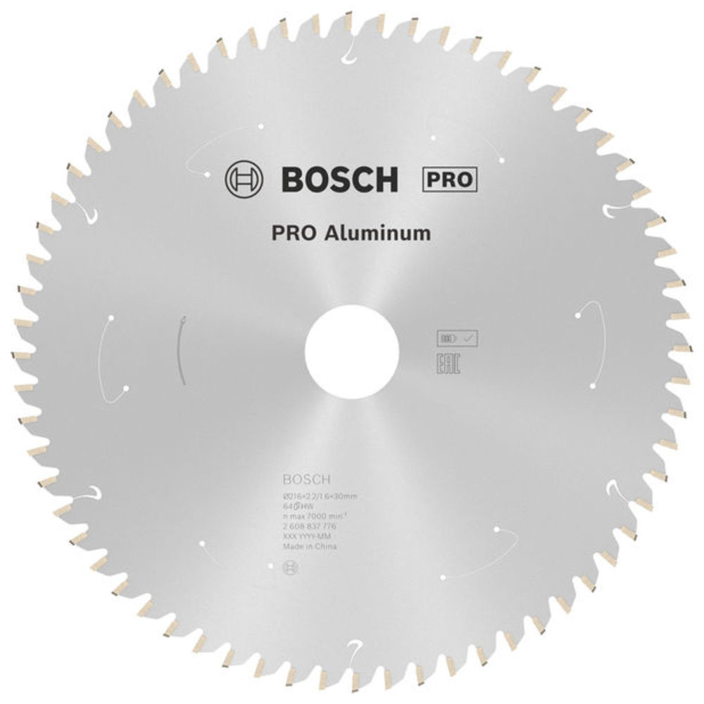 PRO Aluminium cordless Kreissägeblatt, 216 x 2,2 x 30 mm