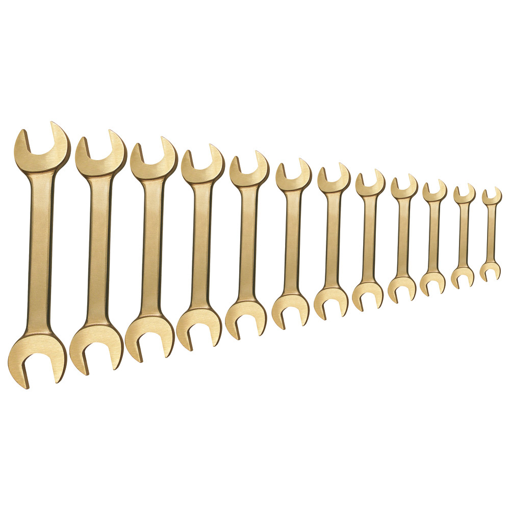 Doppelmaulschlüssel-Satz funkenfrei, 12-teilig, 6 - 32 mm