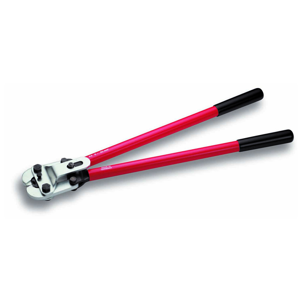 Presszange mit Kerbpressung, für Querschnitt 6 - 50 mm²