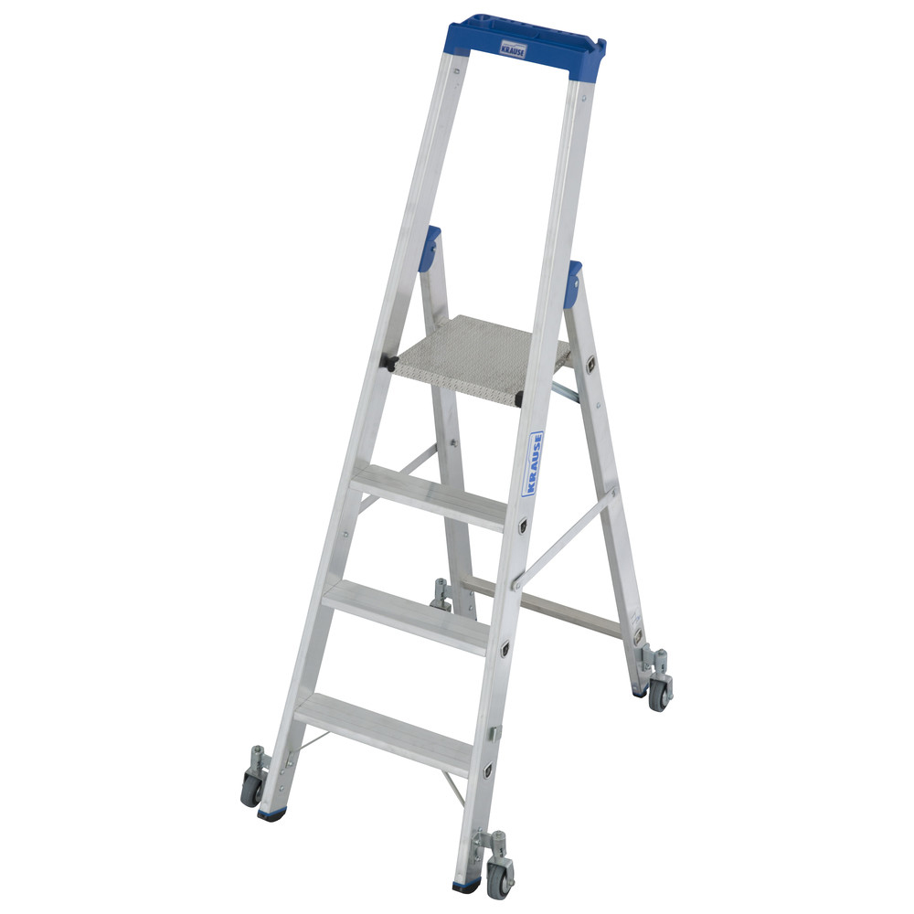 Sufen-Stehleiter, fahrbar, 4 Stufen
