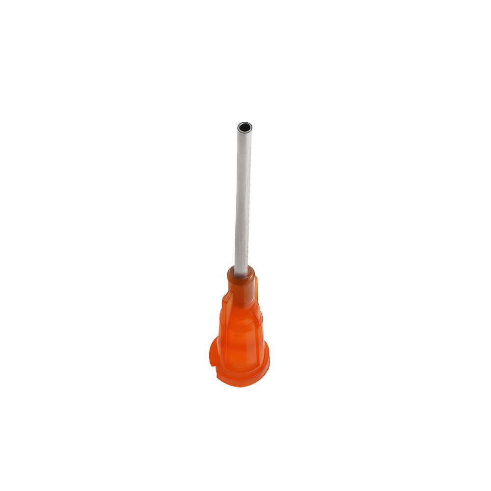 WETEC Dosiernadel, gerade, 1", 1,37 mm / Gauge 15, bernstein, Bild 2