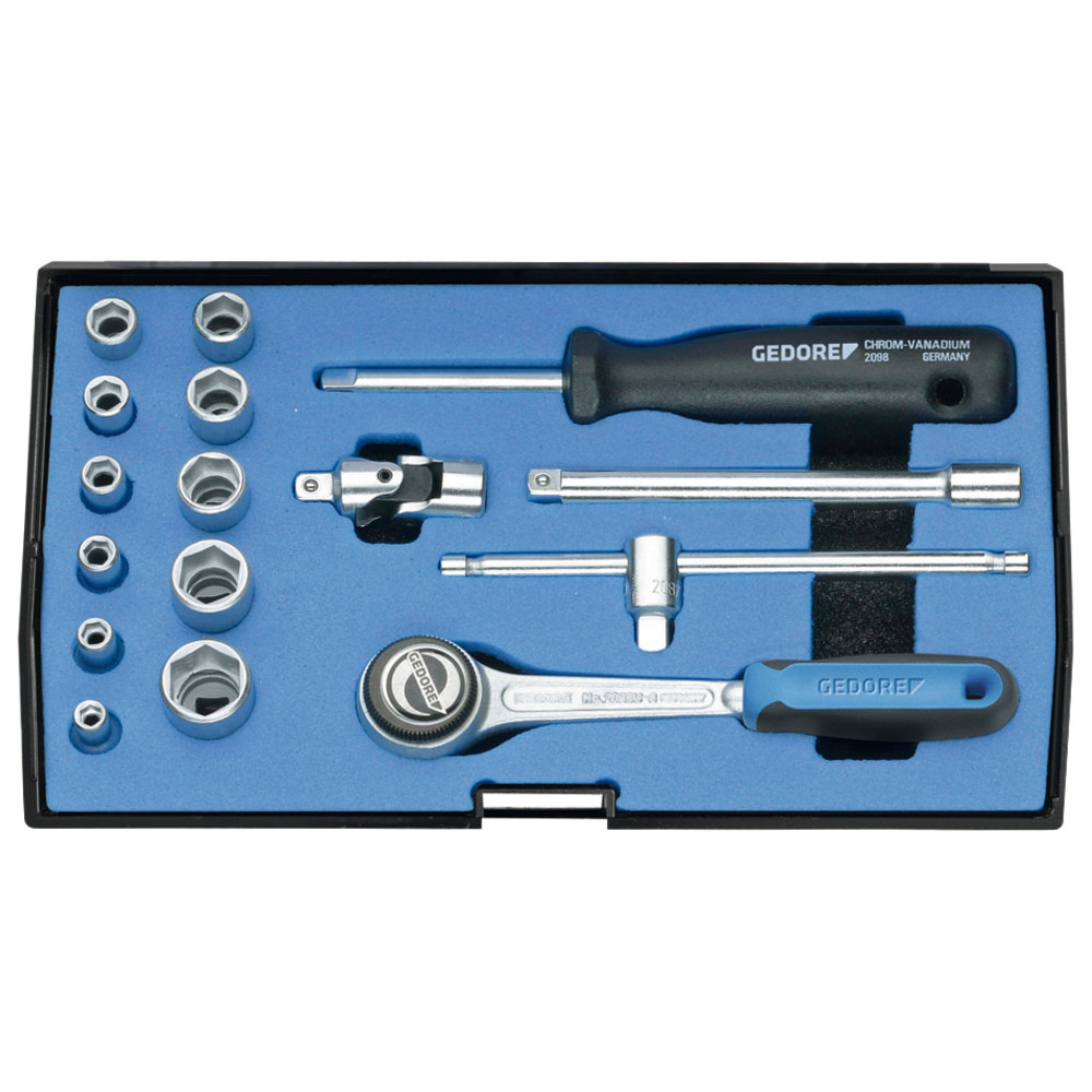 Steckschlüsselgarnitur 1/4" 16-teilig 20 EMU- 3