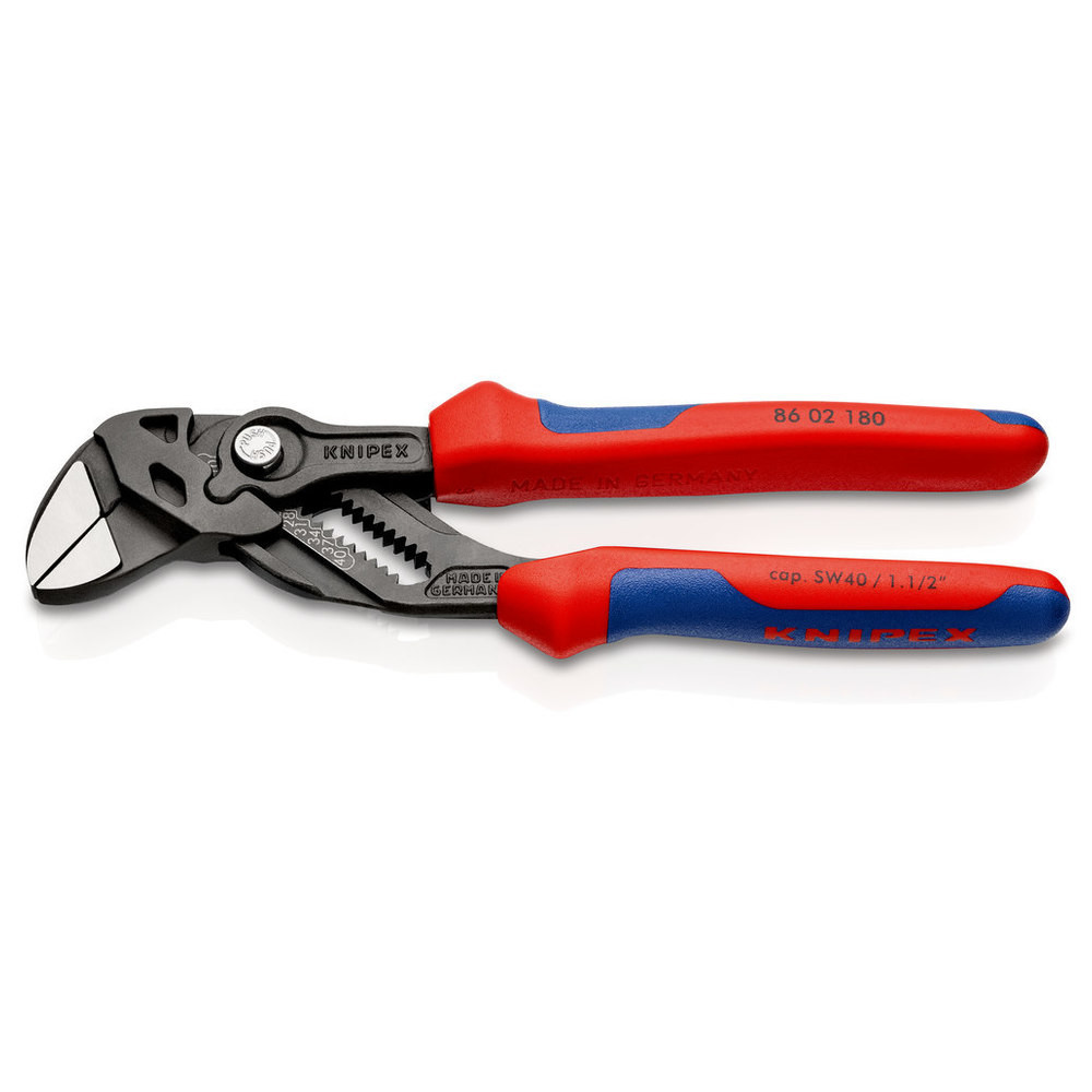 Zangenschlüssel 180mm schw. atramentiert