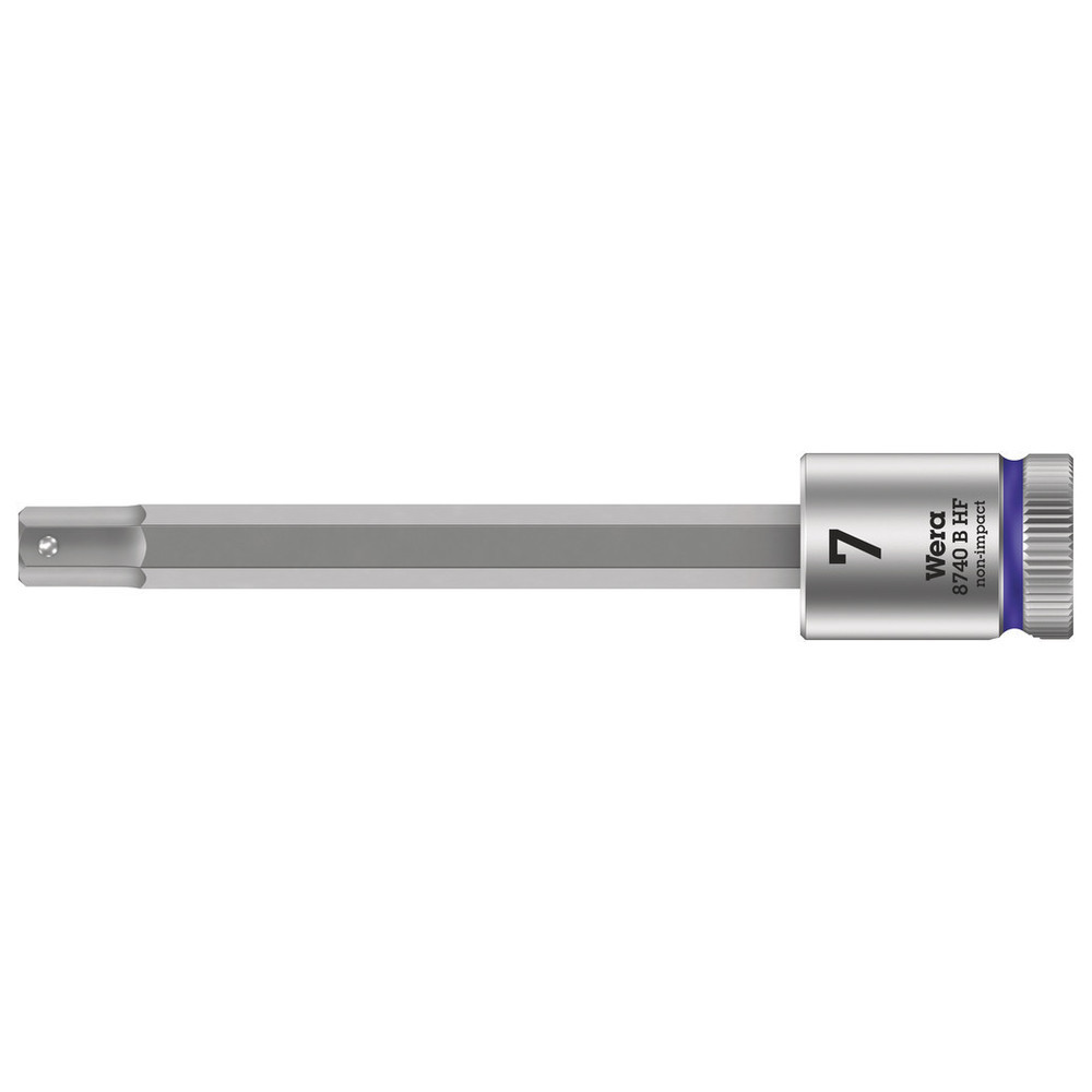 Schraubendrehereinsatz 3/8" Innensechskant mit Haltefunktion 7x100mm Wera