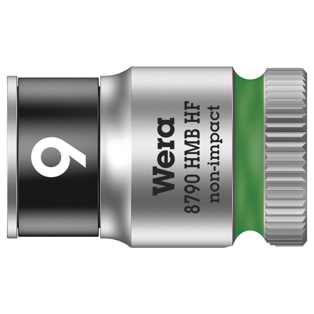 Steckschlüsseleinsatz 6-kant 3/8" 9mm mit Haltefunktion Wera