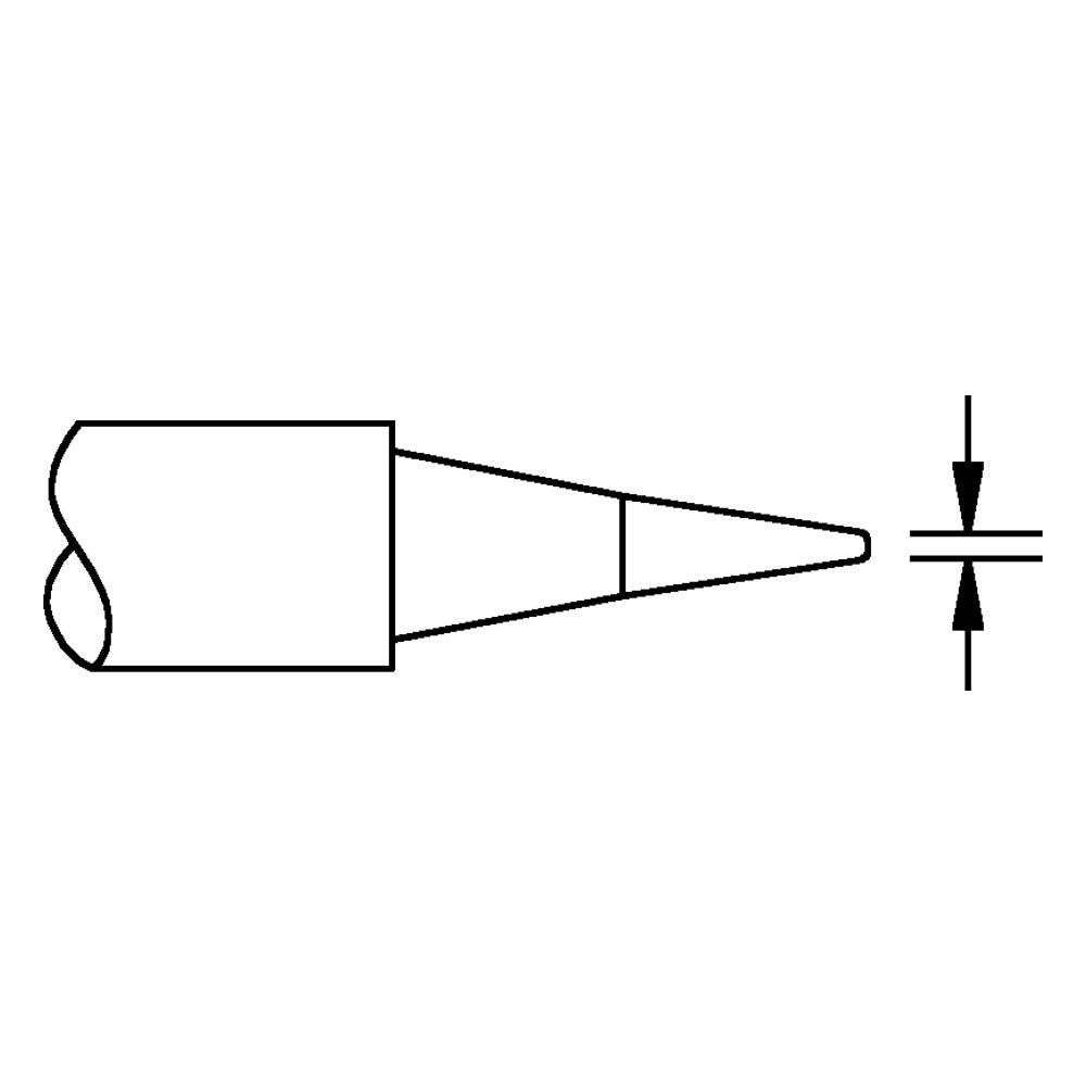 Pace Lötspitze, für TD-100, 1124-0002/Ø 0,4 mm, konisch
