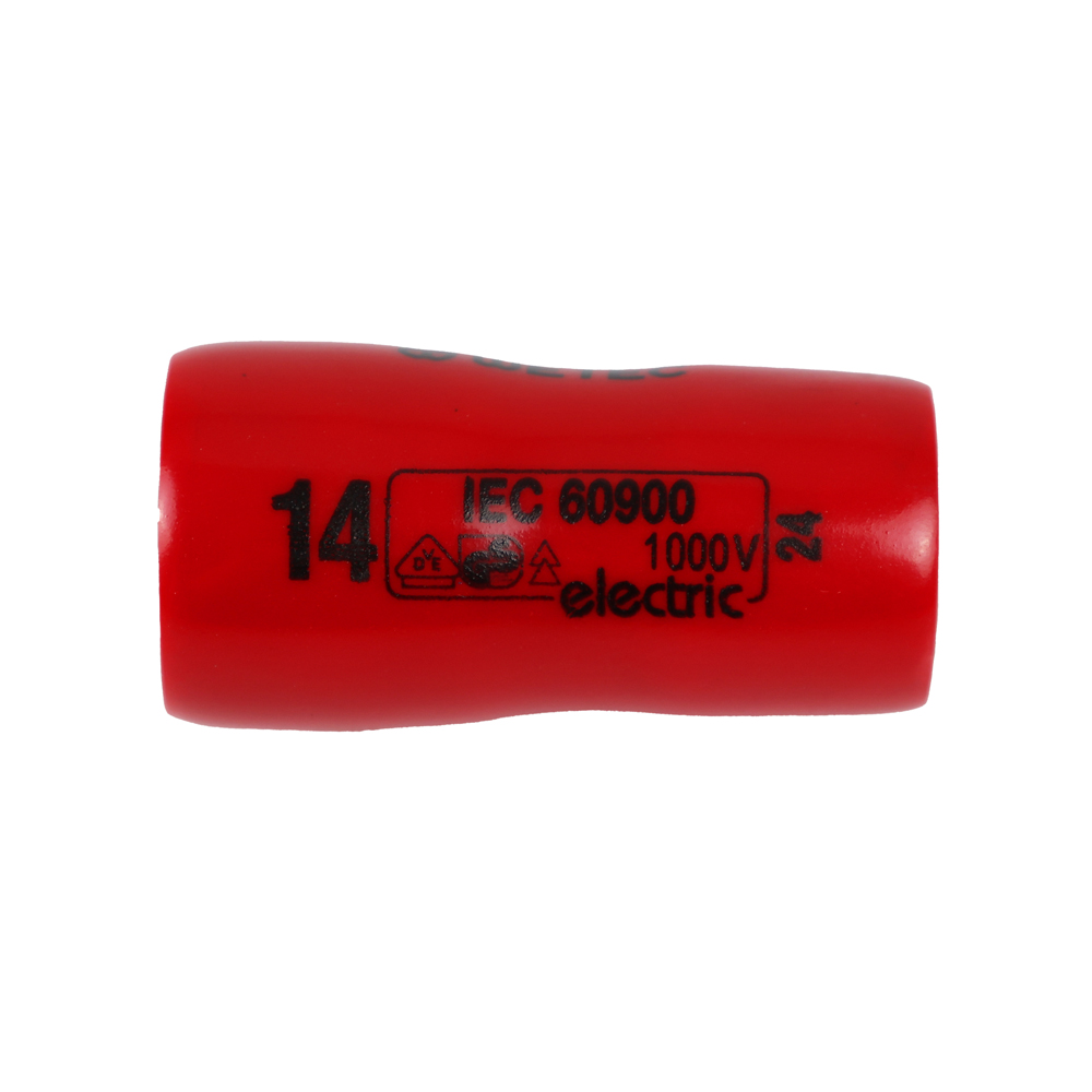 WETEC Sechskant-Steckschlüssel-Einsatz, 3/8", Größe 14 mm, 1000 V/VDE/GS, Bild 2