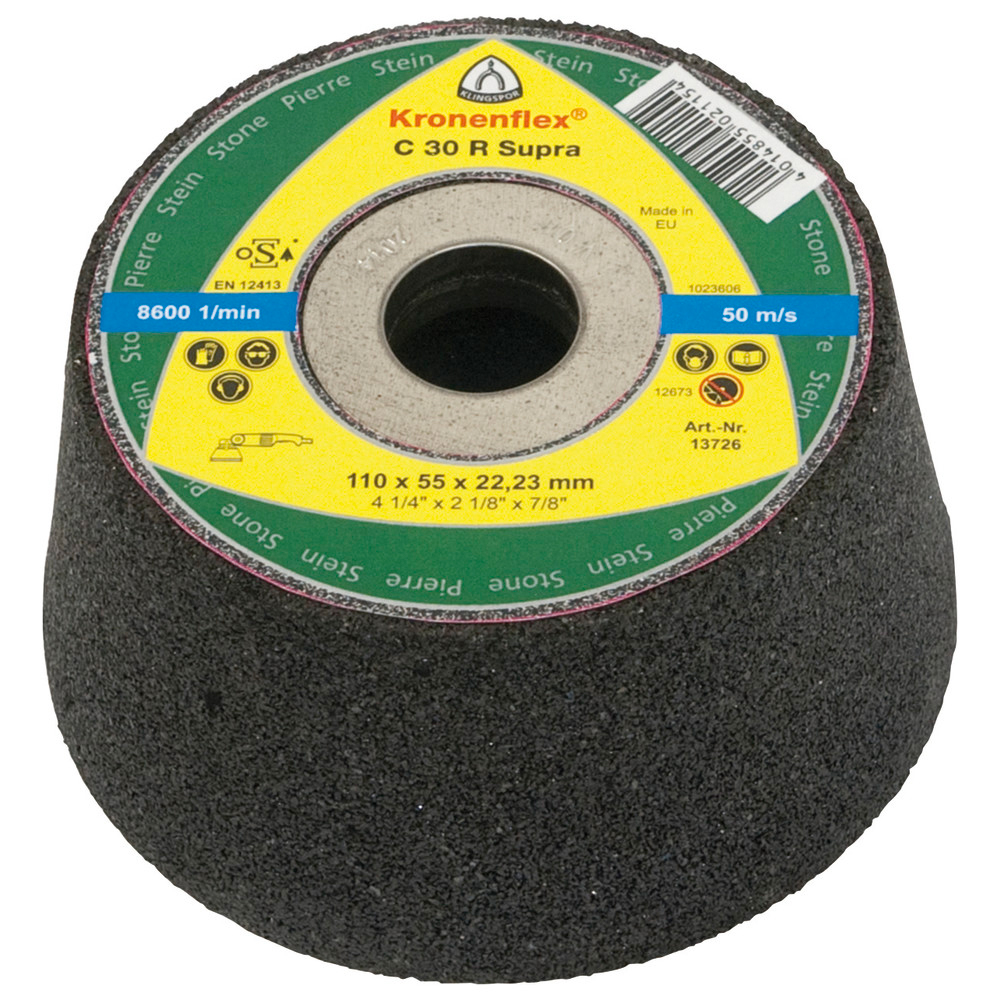 Schleiftopf C30R Supra 110 x 55 mm