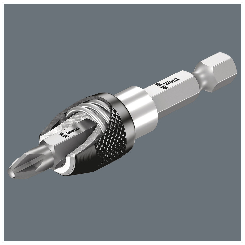 Schnellwechsel-Bithalter 1/4" für 1/4" Bits Magnet 77mm Wera