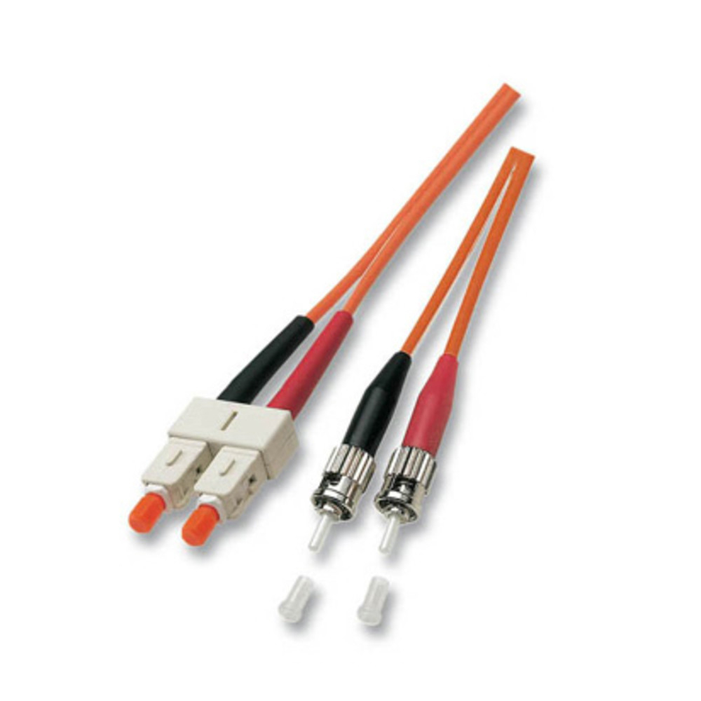 Patchkabel LWL, SC/ST 50/125µ, OM2, 15 m, orange