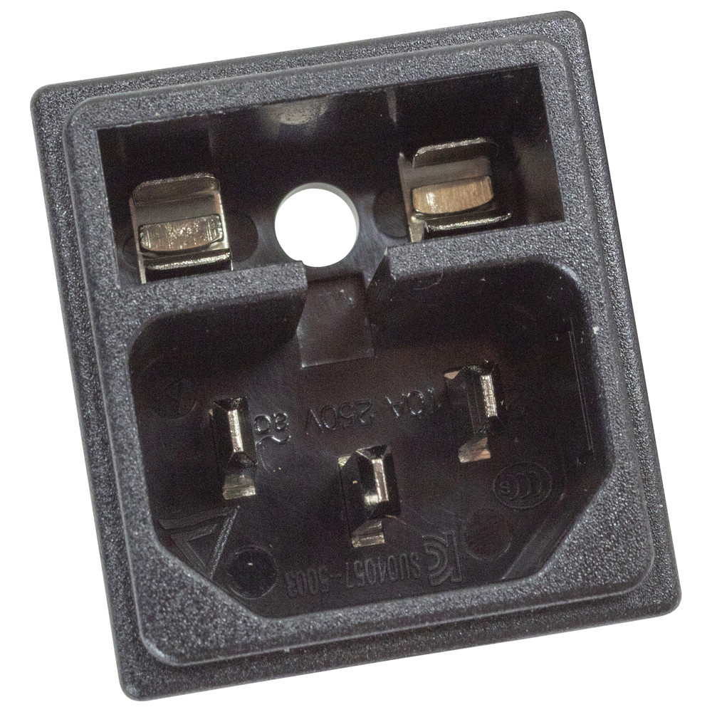 Gerätestecker mit Sicherungseinsatz