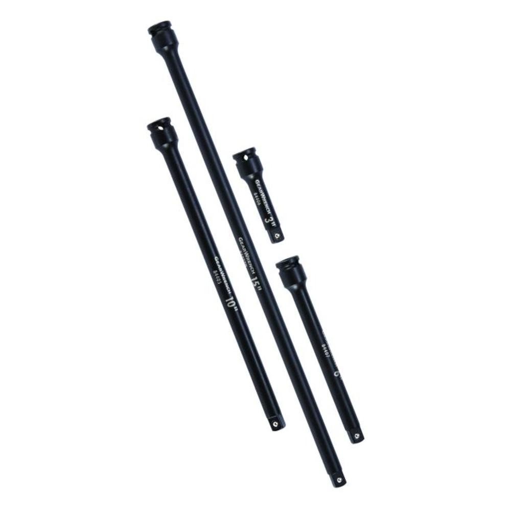 3/8" Impact Verlängerungs Set 4-tlg.