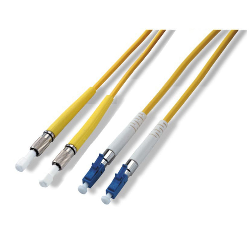 LWL Duplex Patchkabel, 9/125, OS2, LC/DIN, 2 m, gelb