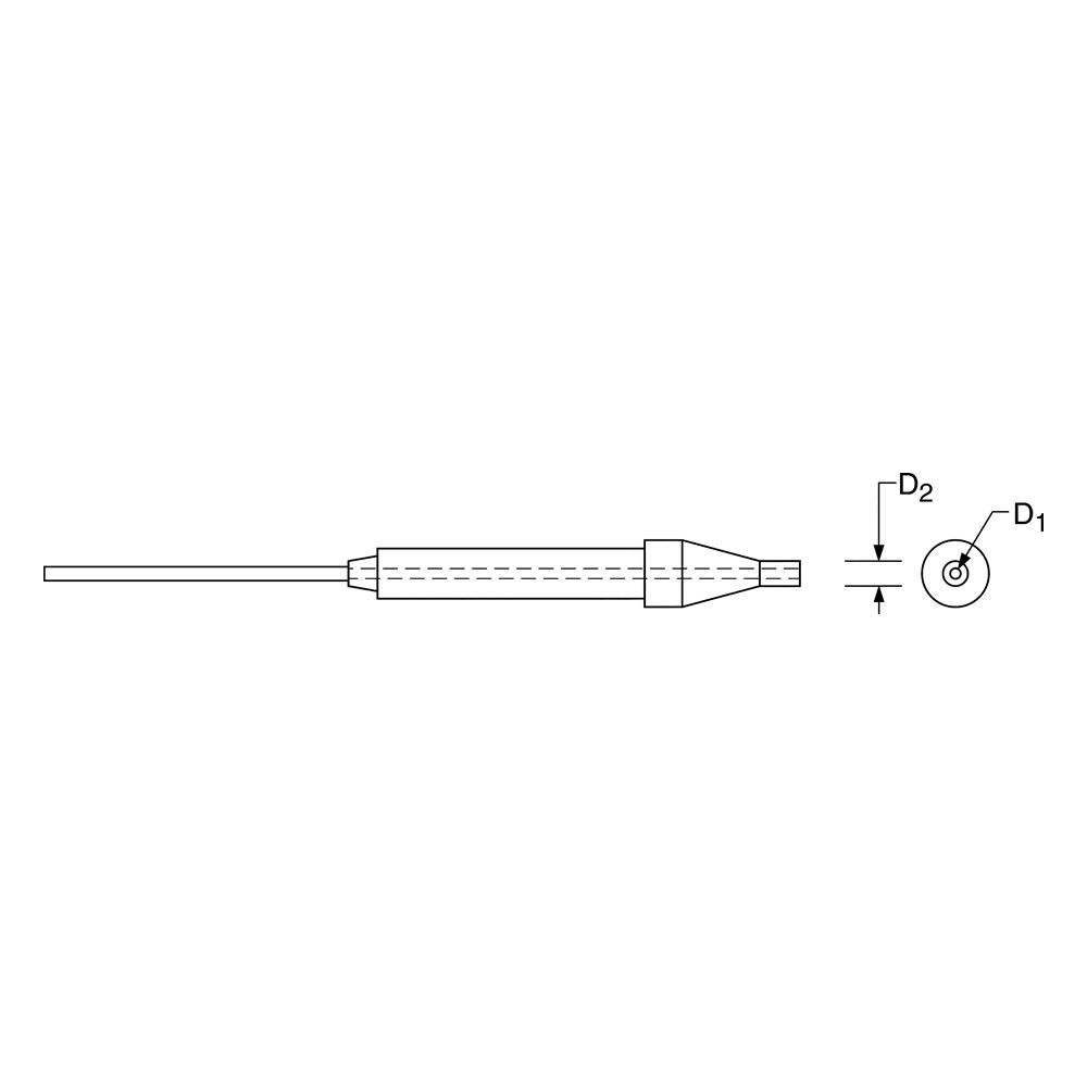 Pace Endura-Entlötspitze SX, 1121-0628/Ø 0,8 mm, abgesetzt