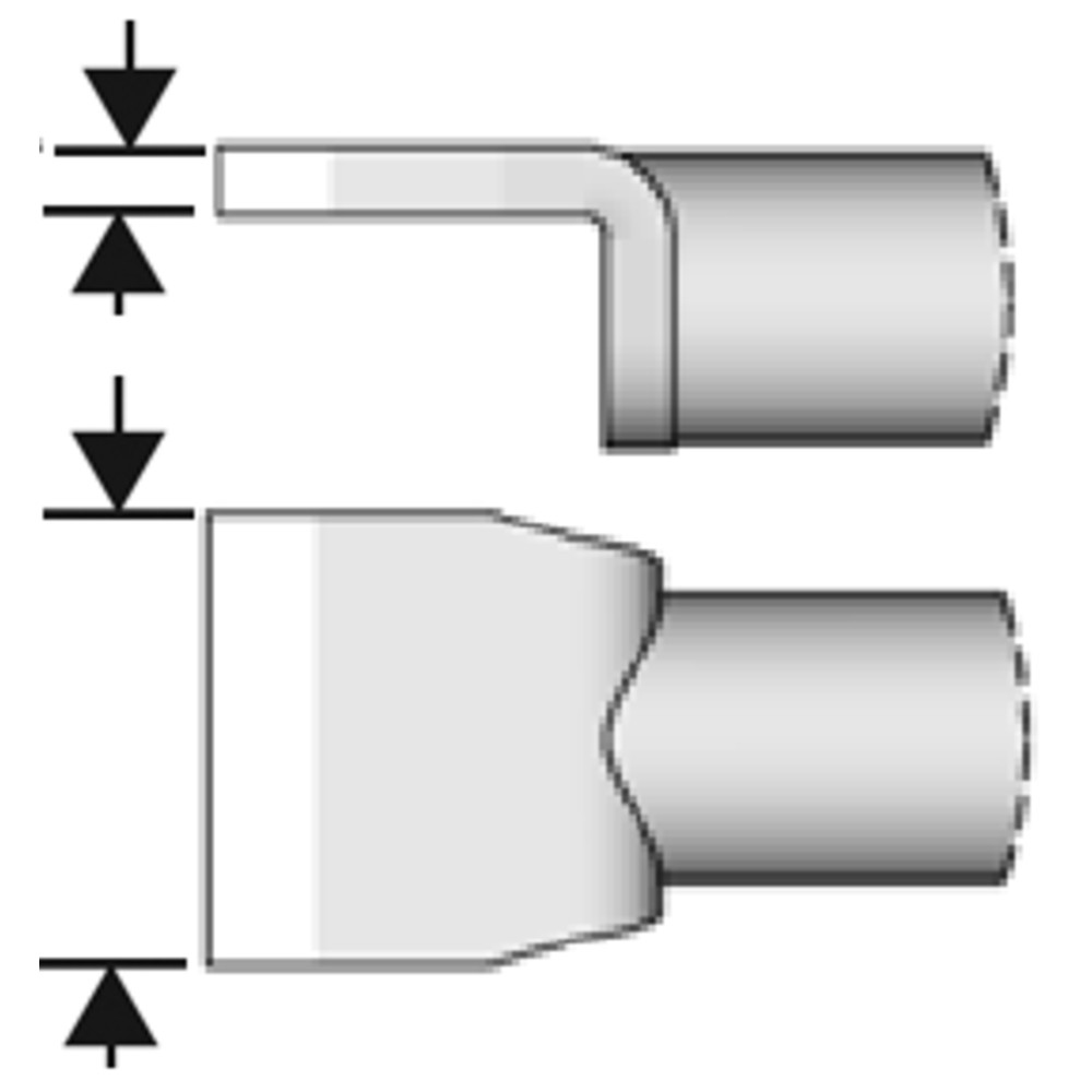 JBC Lötspitze Serie C420, C420275/8,0 mm, für Dual-In-Line-IC, Bild 2